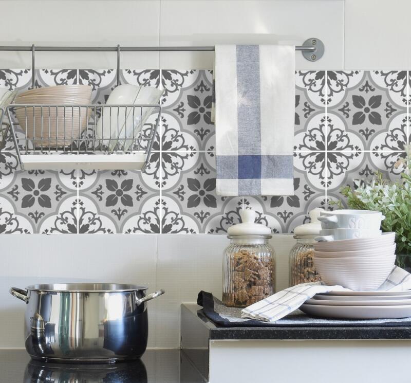 Fliesenaufkleber für Küche und Bad - Marokkanisch Floral – Bild 2