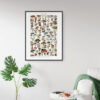 Pilze Vintage Poster - Naturwissenschaftliche Illustrationen Adolphe Millot