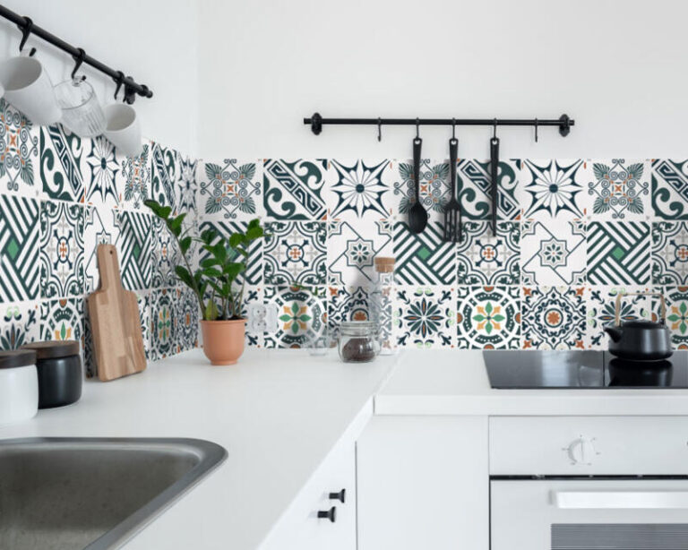 Fliesenaufkleber für Bad und Küche - Mediterran Patchwork – Bild 2