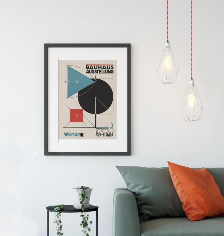 Bauhaus Ausstellung Exhibition Plakat Avantgarde 1923 – Bild 2