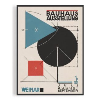 Bauhaus Ausstellung Exhibition Plakat Avantgarde 1923