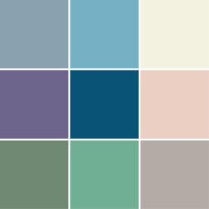 Fliesenaufkleber für Küche und Badezimmer - Farbenspiel