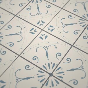 Bodenfliesenaufkleber für Küche und Badezimmer - Portugiesisch Beige