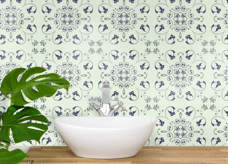 Fliesenaufkleber für Bad und Küche - Floral - Cafe Paris – Bild 2