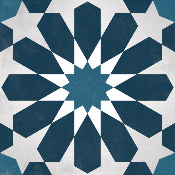 Bodenfliesenaufkleber für Küche und Badezimmer - Lagoon – Bild 2