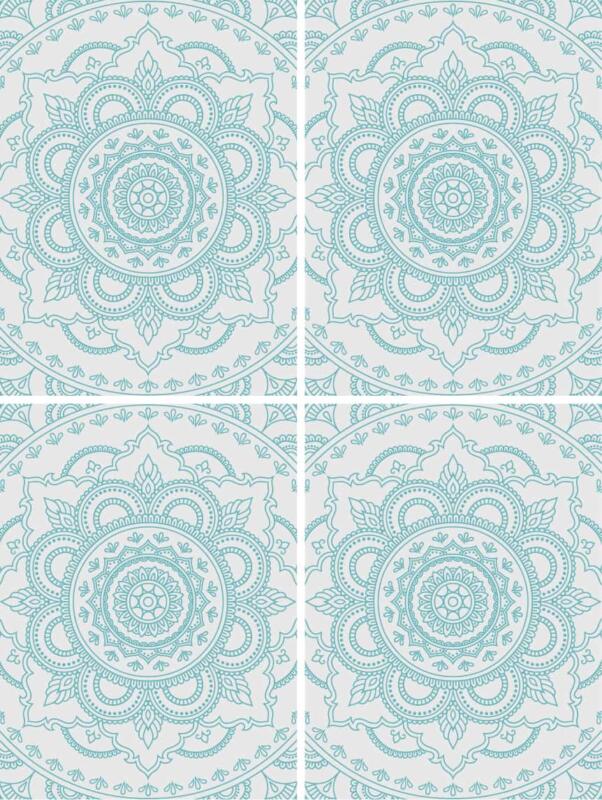 Fliesenaufkleber für Küche und Bad - Mandala Pastell – Bild 3