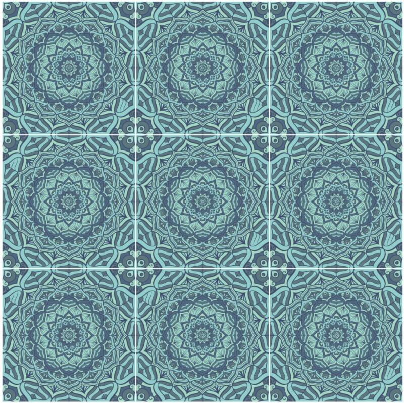 Fliesenaufkleber für Bad und Küche - Mandala - Indian Nights – Bild 3