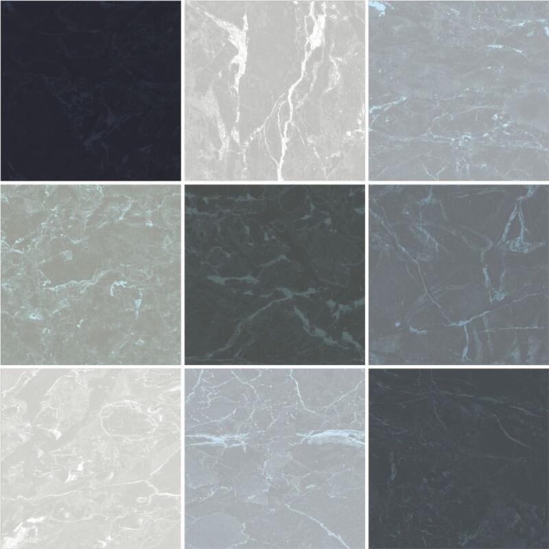 Fliesensticker für Küche und Bad - Marmor Optik - Anthrazit Grau – Bild 2