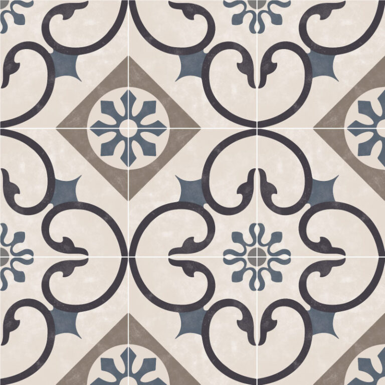 Fliesenaufkleber für Küche und Badezimmer - Ornament Vintage Optik – Bild 2