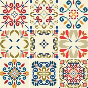 Fliesenaufkleber für Küche & Badezimmer - Portugiesisch Traditionell