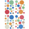 Wandtattoo Punkte Regenbogen Farben - Kinderzimmer