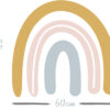 Wandtattoo Regenbogen Pastell - Kinderzimmer