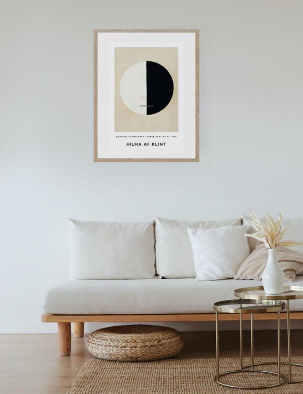 Hilma Af Klint Standpunkt Buddhas auf der Erde Nr. 3a 1920 Abstrakte Kunst Vintage Poster – Bild 5