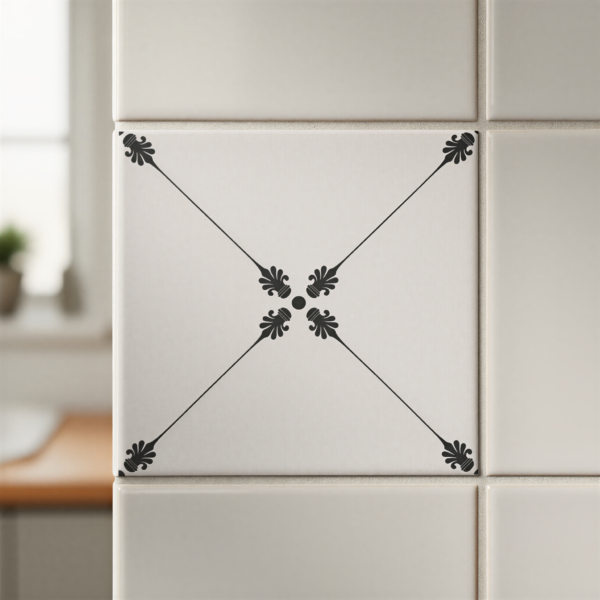 fliesenaufkleber vintage design