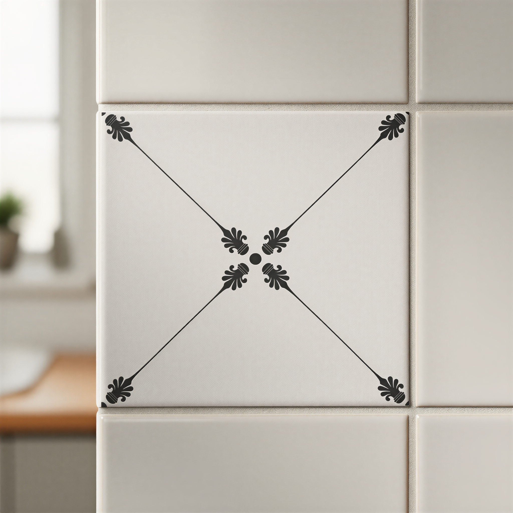 fliesenaufkleber vintage design