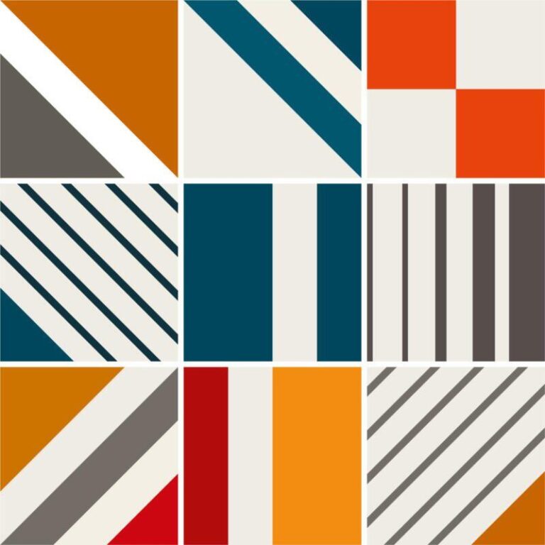 Fliesenaufkleber für Bad und Küche - Geometrisch Abstrakt – Bild 2