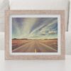 Wandbild Kunstdruck Fotodruck Highway Desert Vintage