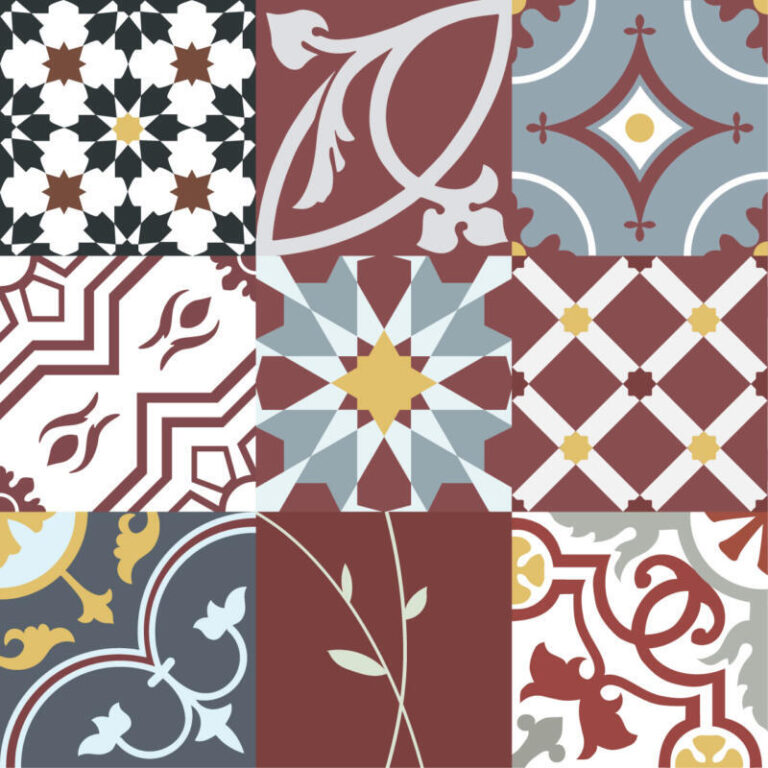 Küchenrückwand Folie - Portugiesisch Patchwork – Bild 3