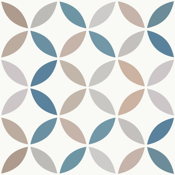 Fliesenaufkleber für Bad und Küche - Lebensblume Bunt – Bild 3