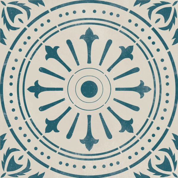 Bodenfliesenaufkleber für Küche und Badezimmer - Portugiesisch Porto Vintage Look – Bild 4