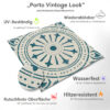Bodenfliesenaufkleber für Küche und Badezimmer - Portugiesisch Porto Vintage Look