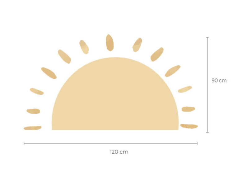 Wandtattoo Sonne Kinderzimmer – Bild 2