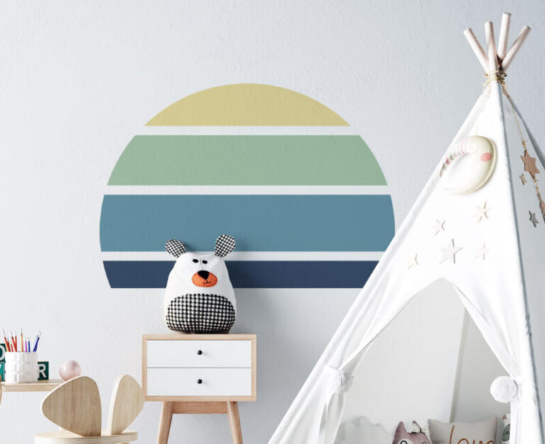 Wandtattoo Retro Sonne – Bild 2