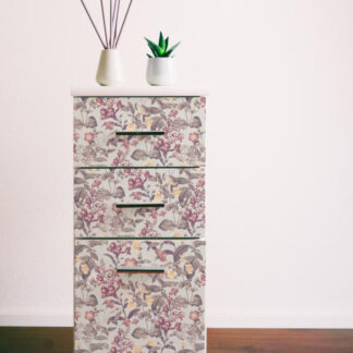 Selbstlklebende Dekorfolie Möbelfolie - Romantische Blumen Pastell