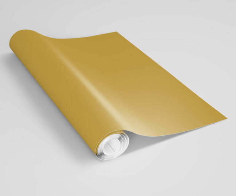 Selbstlklebende Dekorfolie Möbelfolie - Senf – Bild 2