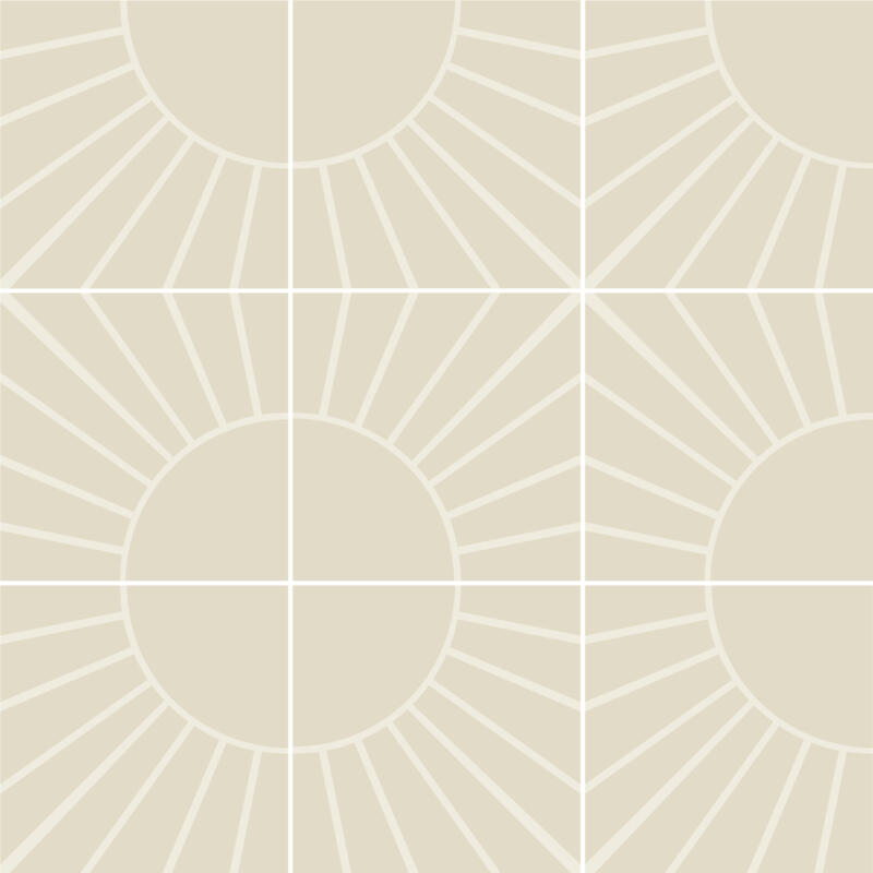 Boho Sonne Selbstklebende Fliesenfolie – Bild 4