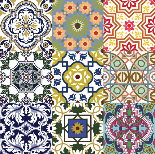 Fliesenaufkleber für Küche und Badezimmer - Talavera Spanisch – Bild 3