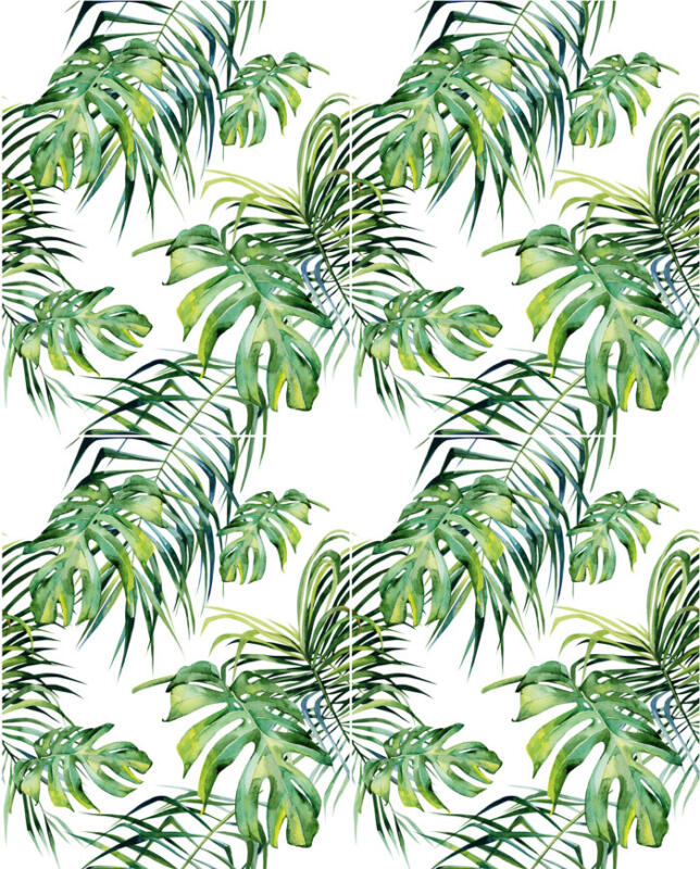 Fliesenaufkleber für Bad und Küche - Tropisch - Monstera - Aquarell – Bild 3
