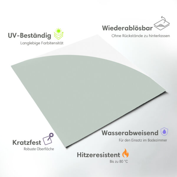 Fliesenaufkleber Rechteckig Küche & Bad - Geometrisches Halbkreis-Design – Bild 5