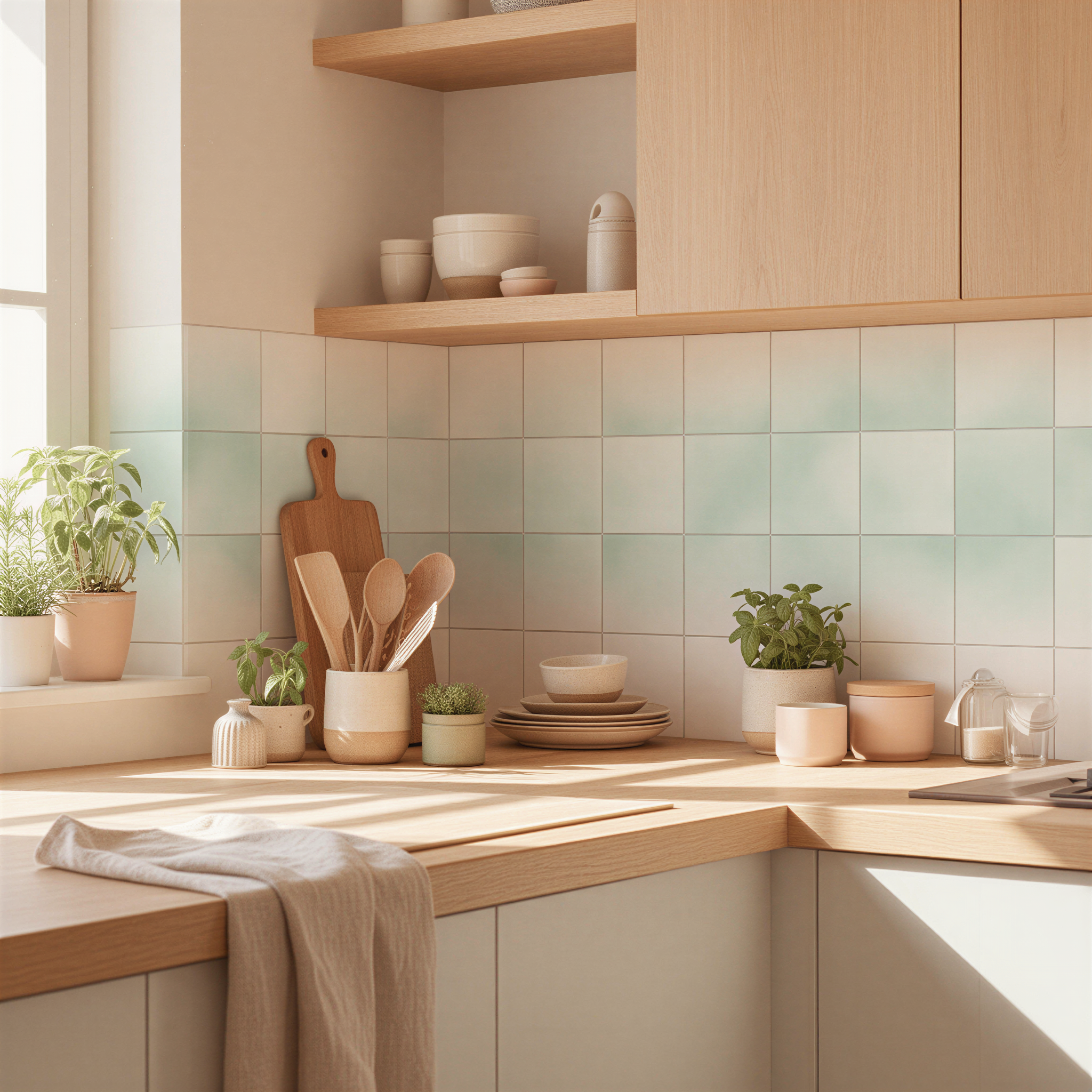 Fliesenaufkleber Frische Minze – Bild 2